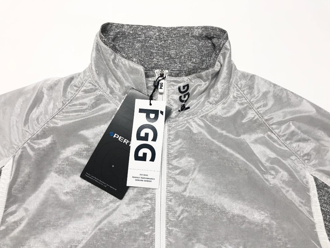 ○★新品 未使用 PGG パーリーゲイツ パーテックス セットアップ グレーXL