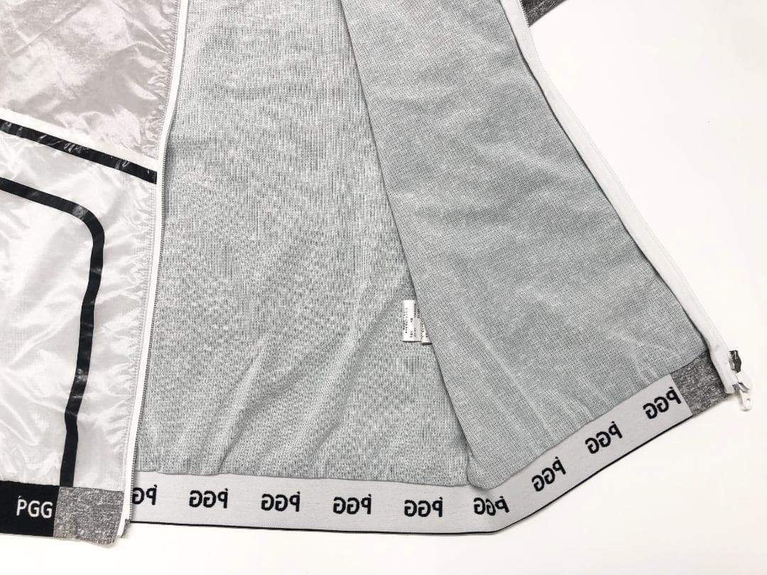 ○★新品 未使用 PGG パーリーゲイツ パーテックス セットアップ グレーXL