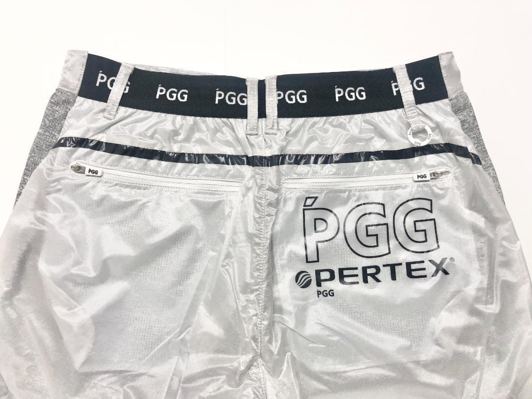 ○★新品 未使用 PGG パーリーゲイツ パーテックス セットアップ グレーXL