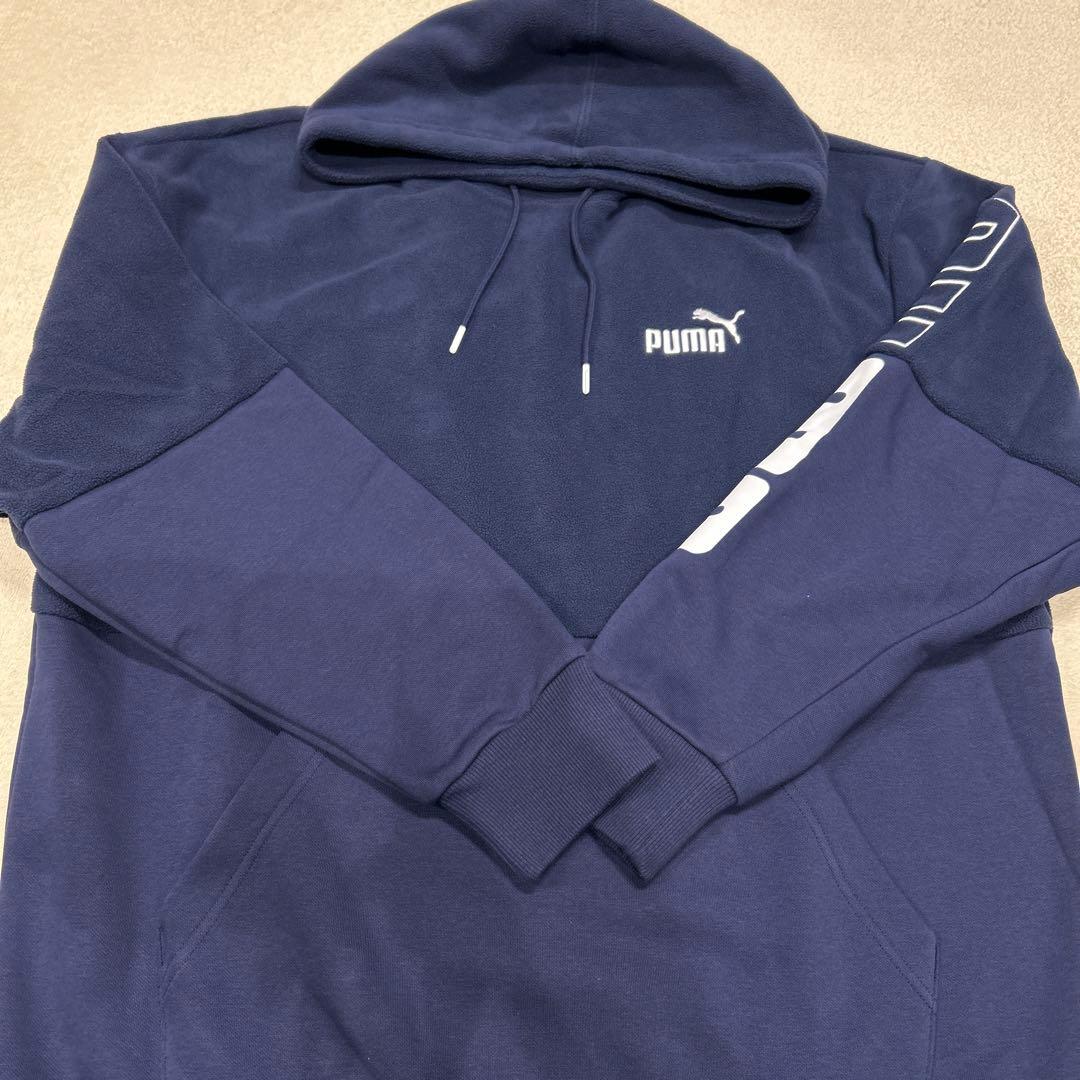 PUMA 裏起毛スエット　ネイビー 上下　セットアップ　XL