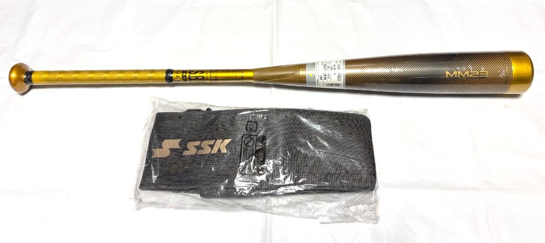 数量限定品！ SSK MM23 軟式FRP製バット ゴールド 83cm 710g