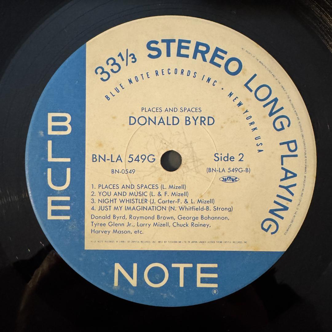 洋楽 Donald Byrd / Places And Spaces