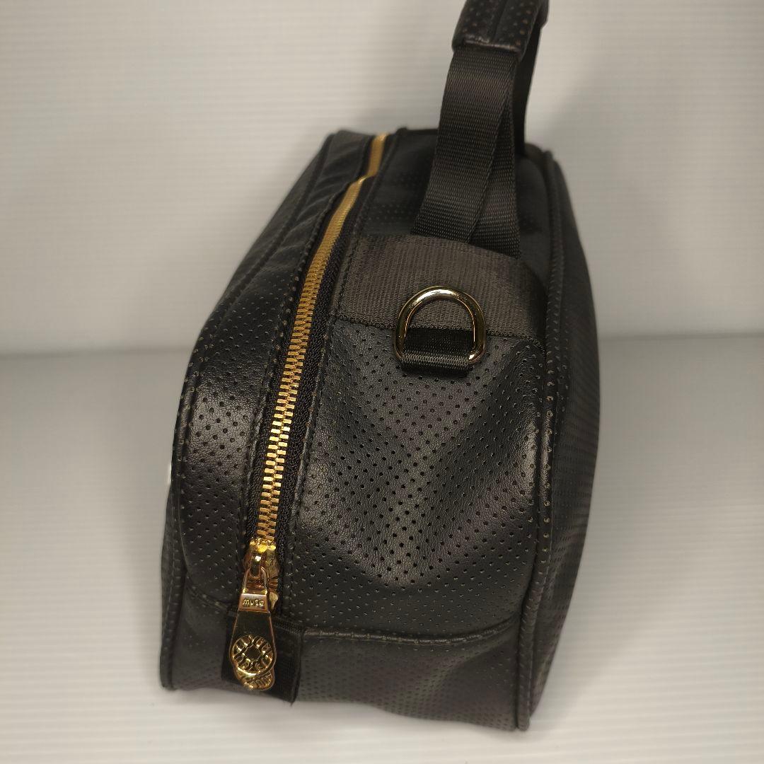 美品✨muta marine ゴルフ カートバッグ ハンドバッグ ブラック