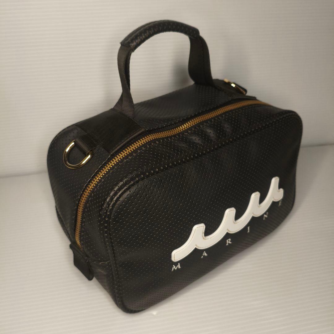 美品✨muta marine ゴルフ カートバッグ ハンドバッグ ブラック