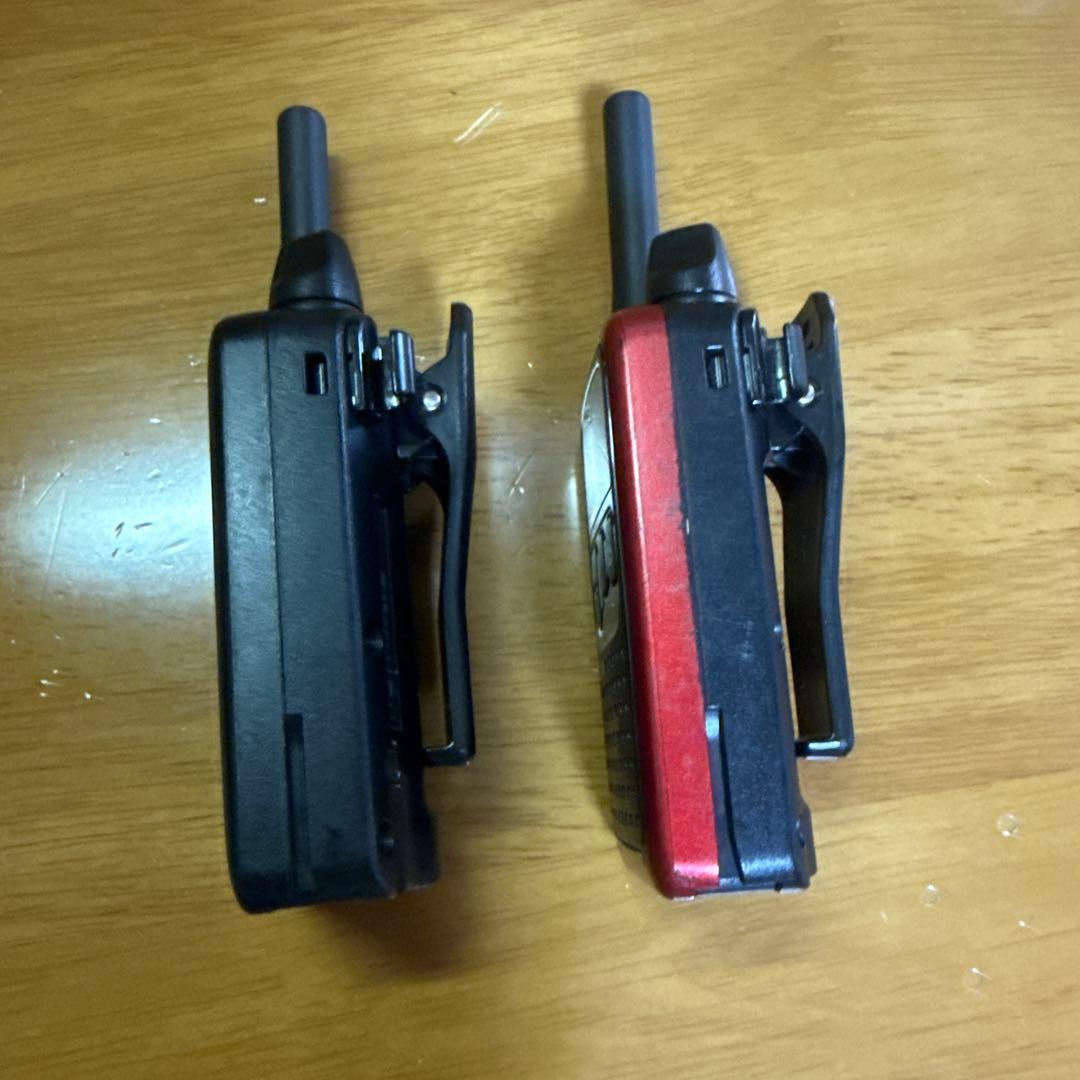 【からから】ICOM 4300 トランシーバー 黒 赤 2台セット