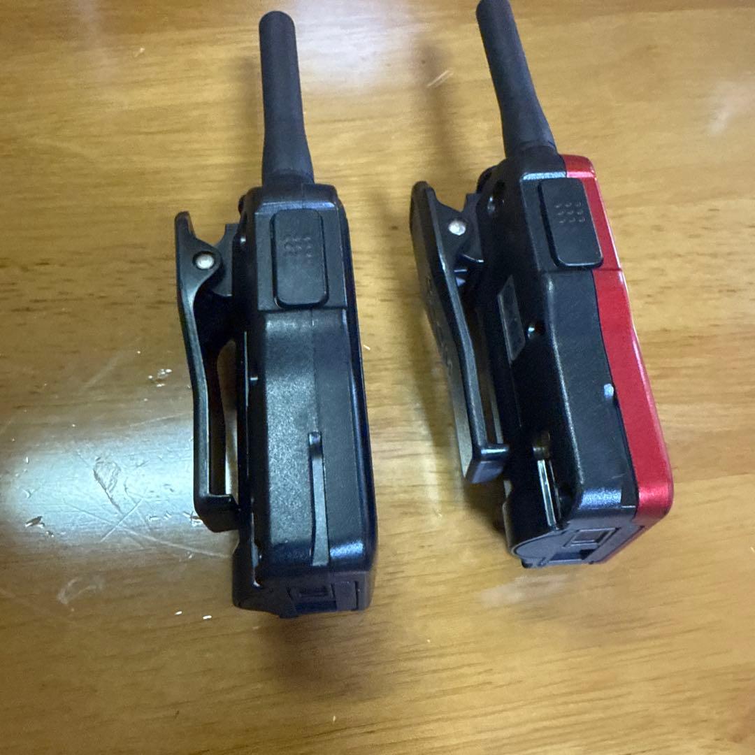 【からから】ICOM 4300 トランシーバー 黒 赤 2台セット