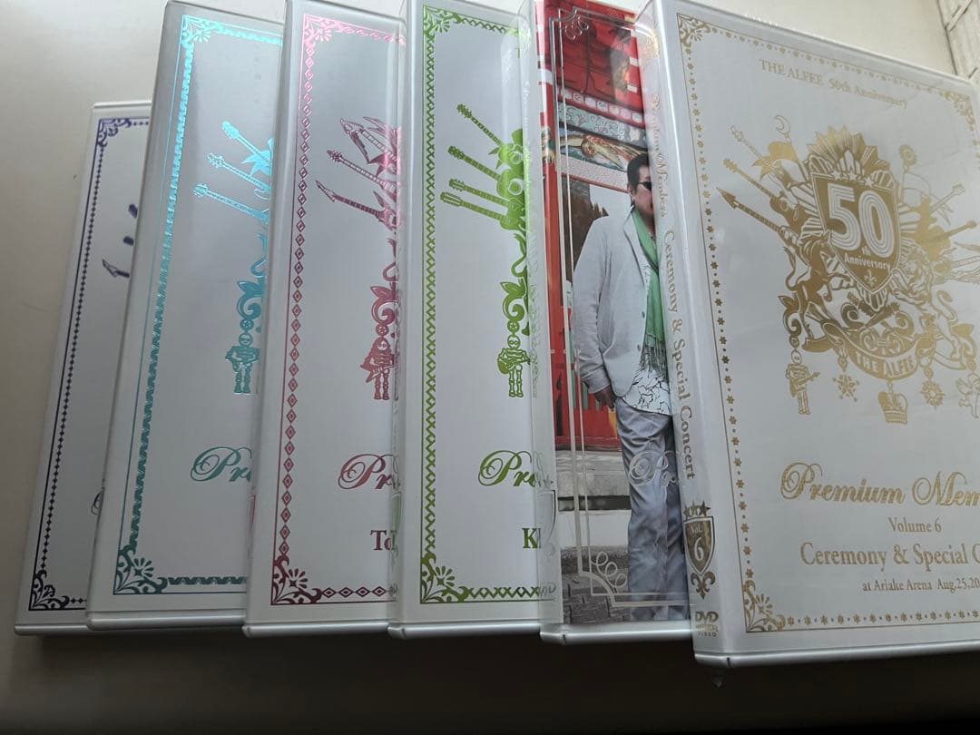 ALFEE50周年プレミアム会員特典DVD全6巻