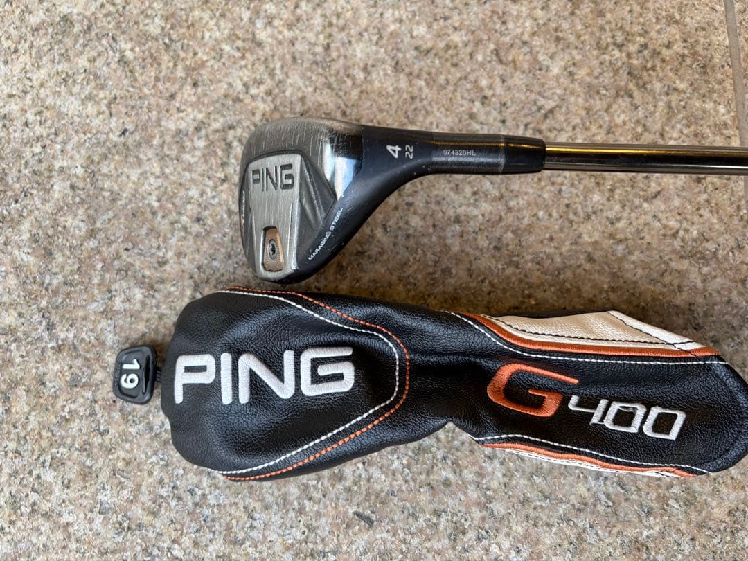 PING G400 ユーティリティ 22度 ヘッドカバー付　シャフト【R】