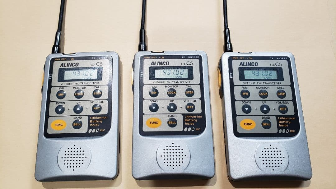 ALINCO DJ-C5 トランシーバー 3台セット