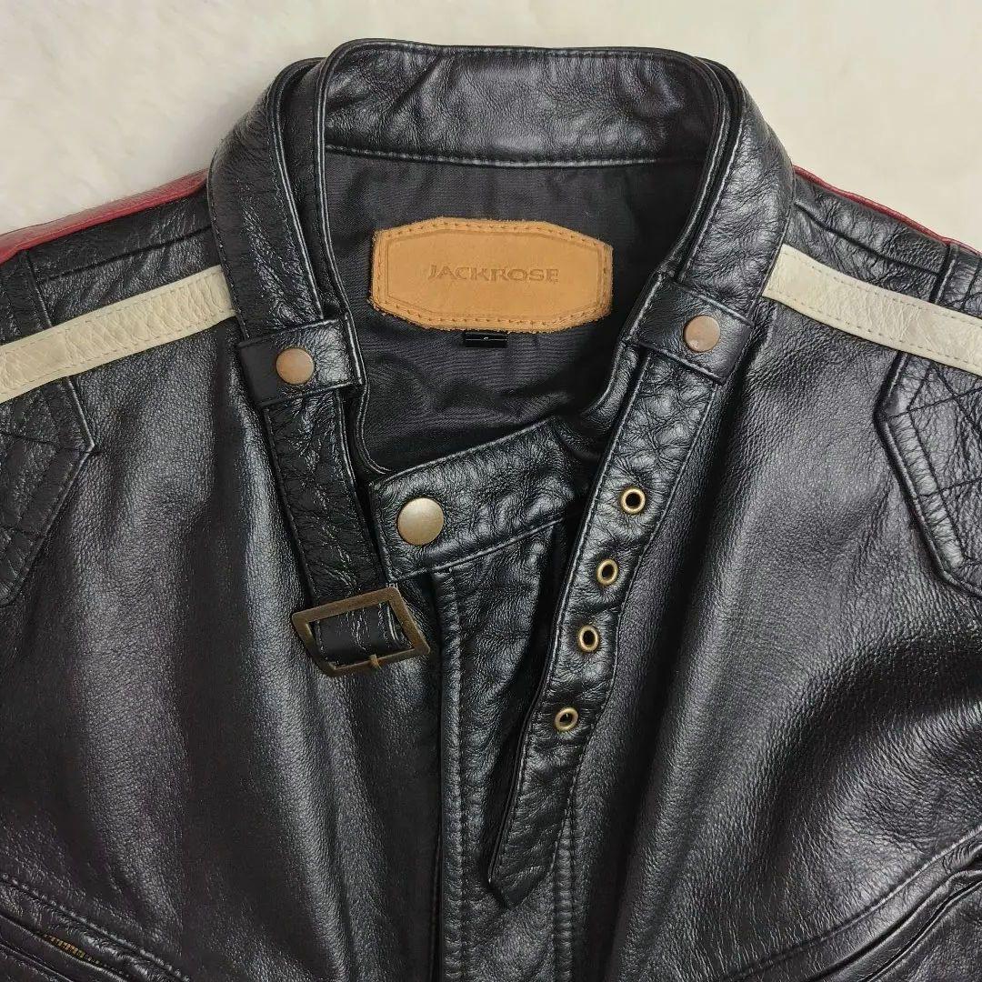 ✨激レア✨ジャックローズ レザー シングルライダースジャケット　 サイズ4