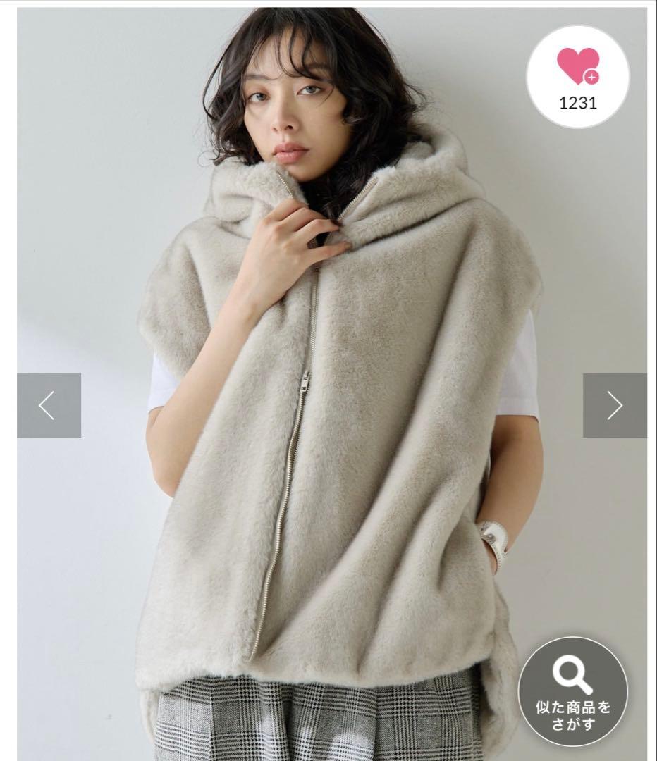 値下げ不可‼️【完売品】Whim Gazetteミンクフェイクファーブルゾン