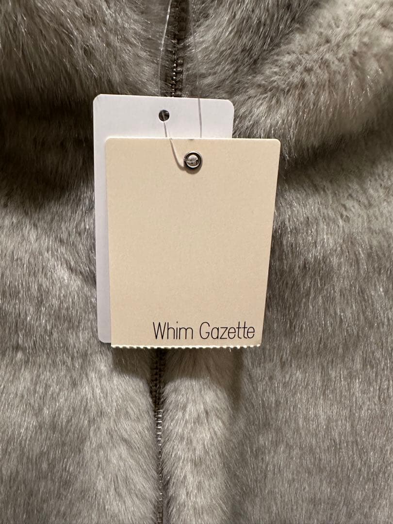 値下げ不可‼️【完売品】Whim Gazetteミンクフェイクファーブルゾン