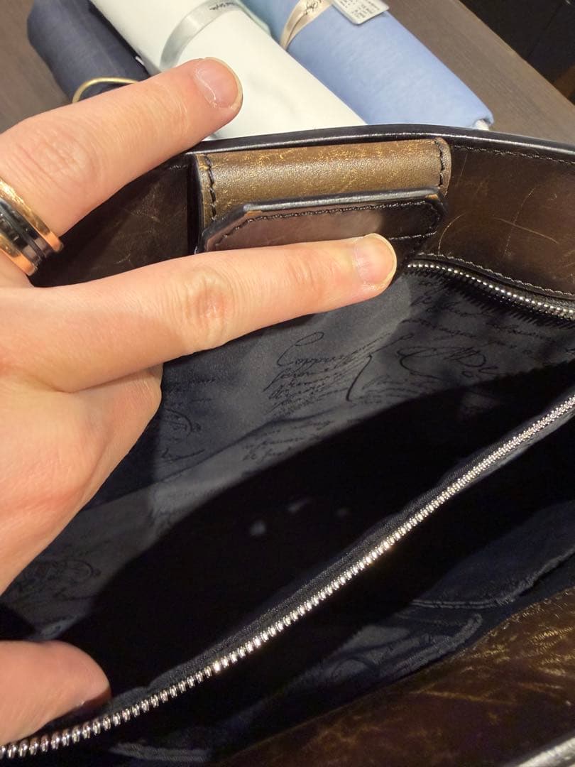 Berluti カリグラフィ トゥジュール ベルルッティ トートバッグ ビジネス