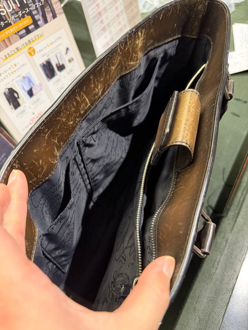 Berluti カリグラフィ トゥジュール ベルルッティ トートバッグ ビジネス