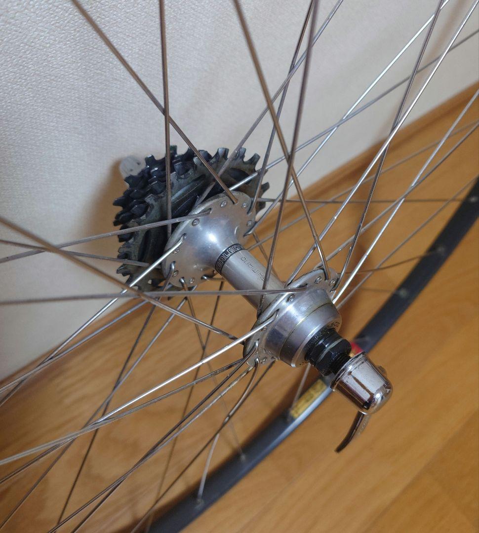 【ビンテージ】MAVIC GP4　チューブラーホイール 36穴 + スプロケット
