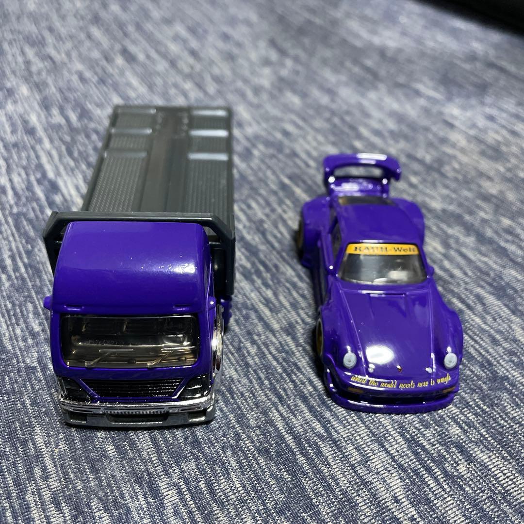 ホットウィール　ポルシェ930 RWB・エアロリフトセット　開封済み