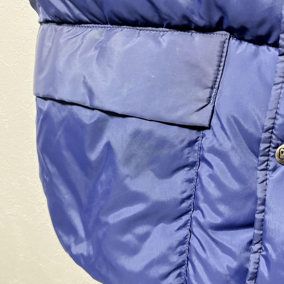 Woolrich ウールリッチ ネイビー S ダウンベスト 80s USA
