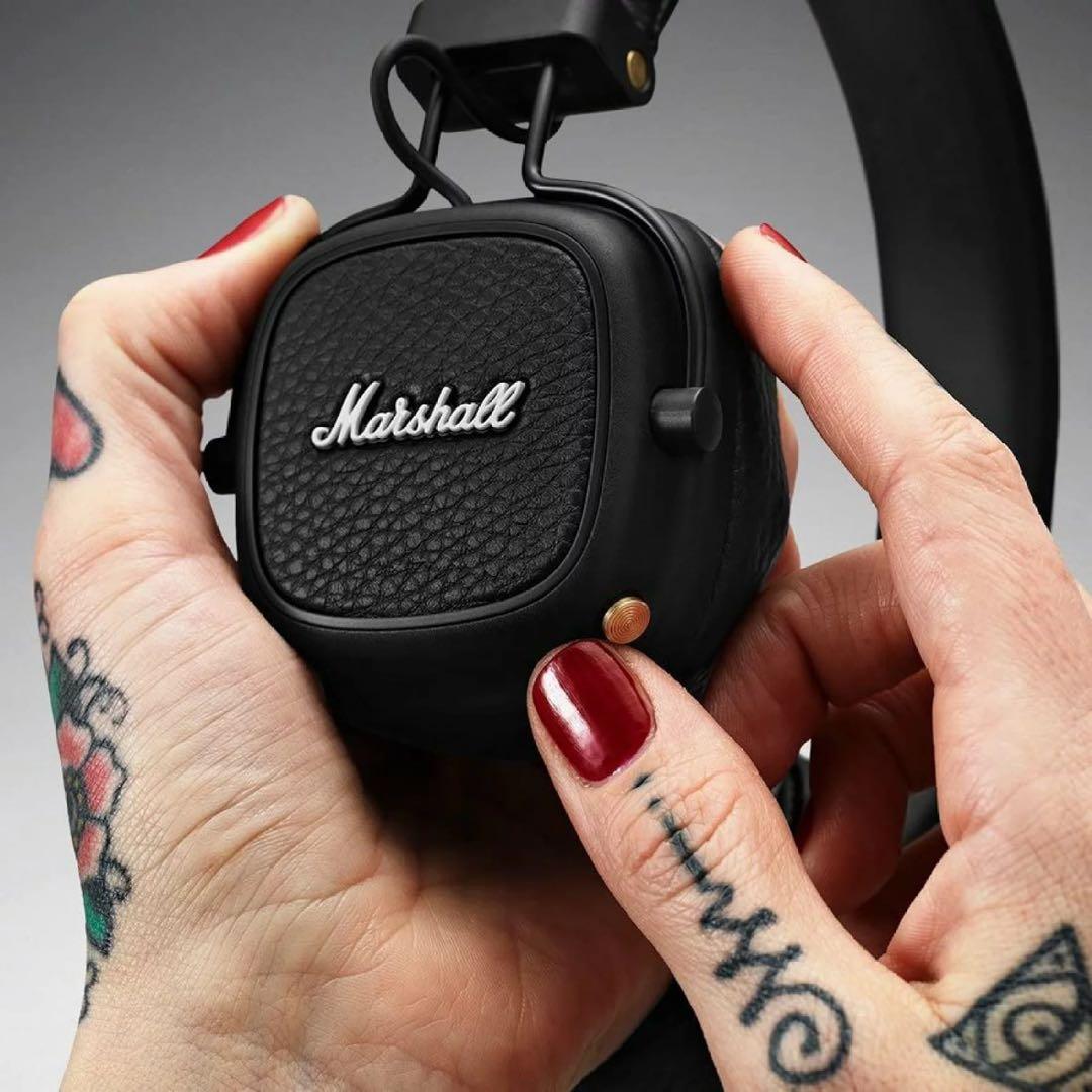 Marshall ワイヤレスヘッドホン 黒　メジャー3