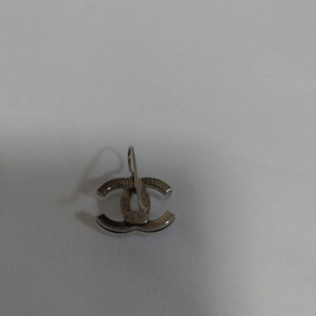 ◆CHANEL◆正規品 シルバー ダブルCロゴピアス 片耳用