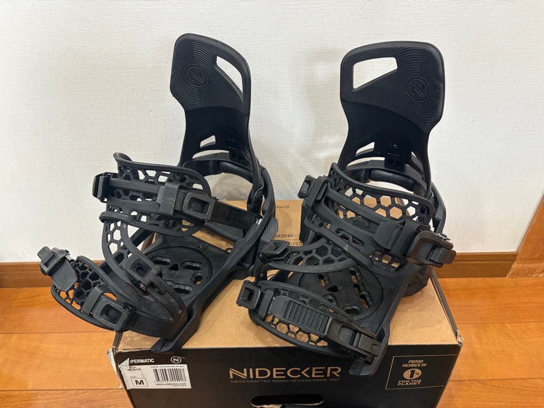 Nidecker Supermatic ビンディング Mサイズ ブラック