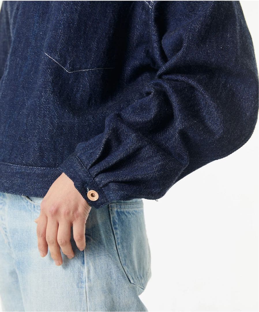 ジャケット・アウター KURO LOOSE DENIM JACKET / INDIGO