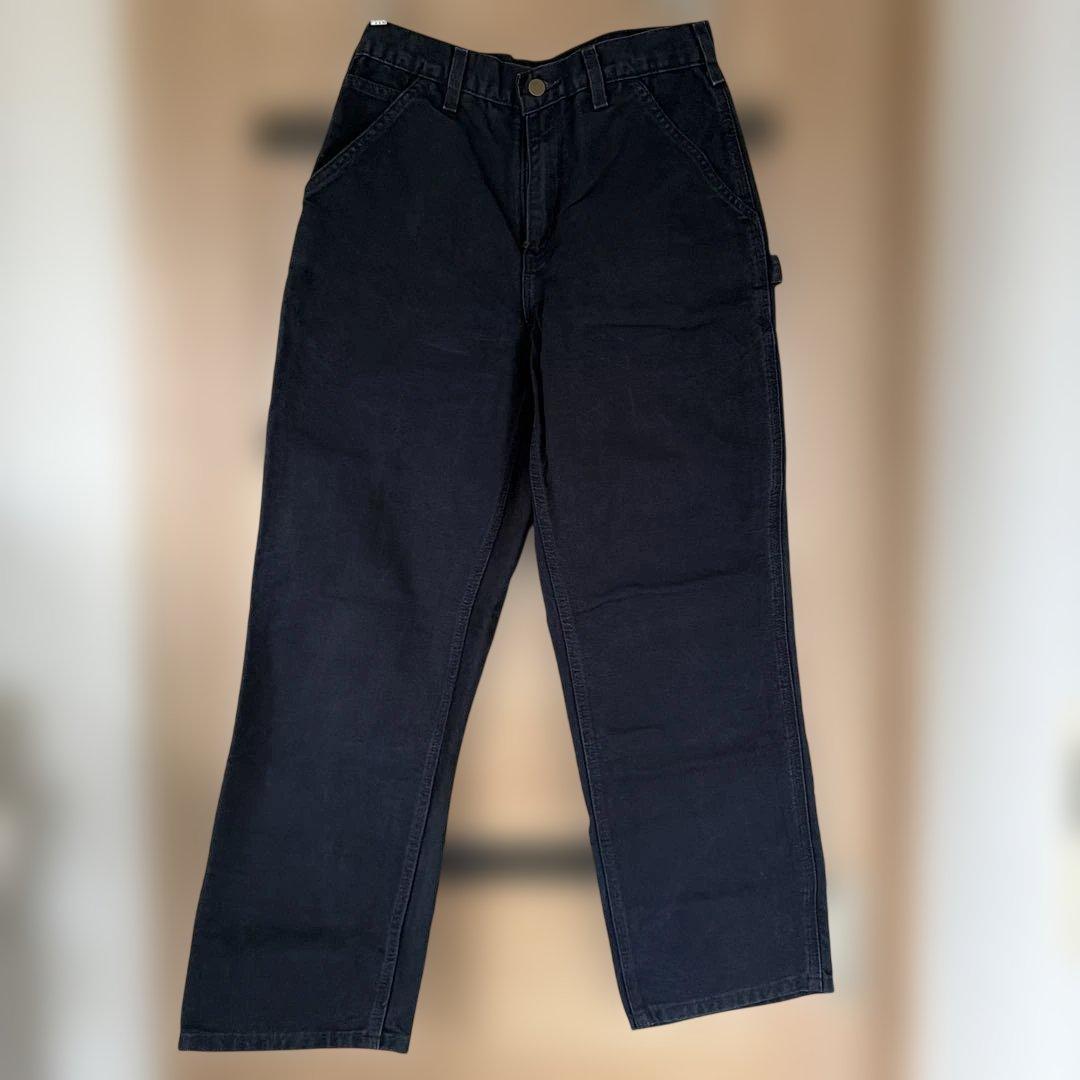 【carhartt】ワークパンツ　ネイビー　30×30
