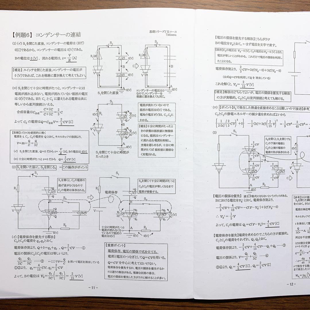 [最新版] 2022 河合塾　物理Ｔ　瀧澤先生作成プリント