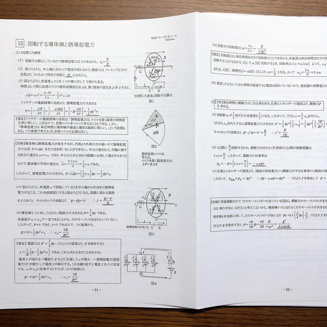 [最新版] 2022 河合塾　物理Ｔ　瀧澤先生作成プリント