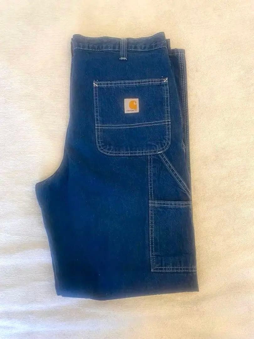 Carhartt ペインターパンツ デニム 濃紺 33×32 USA古着