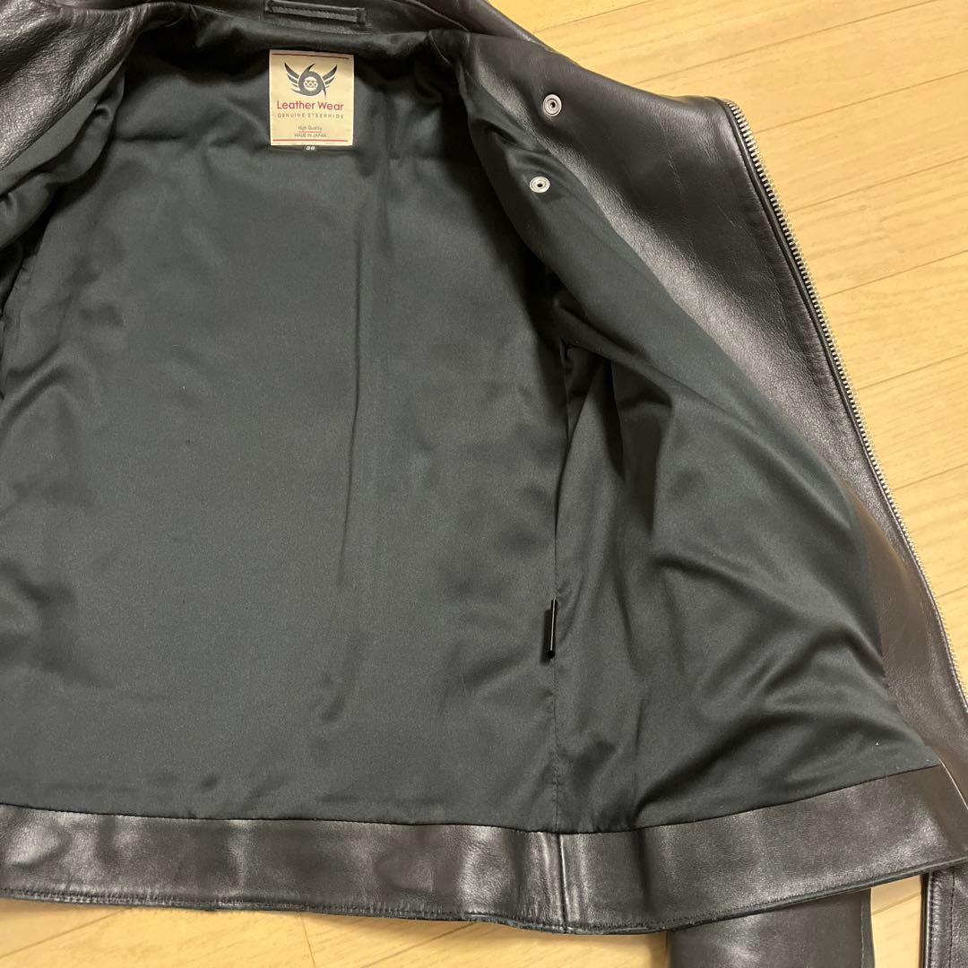 美品　666Leather Weare LJM-23TF ブラック