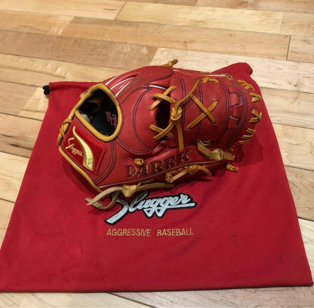 Slugger レッド 野球グローブ