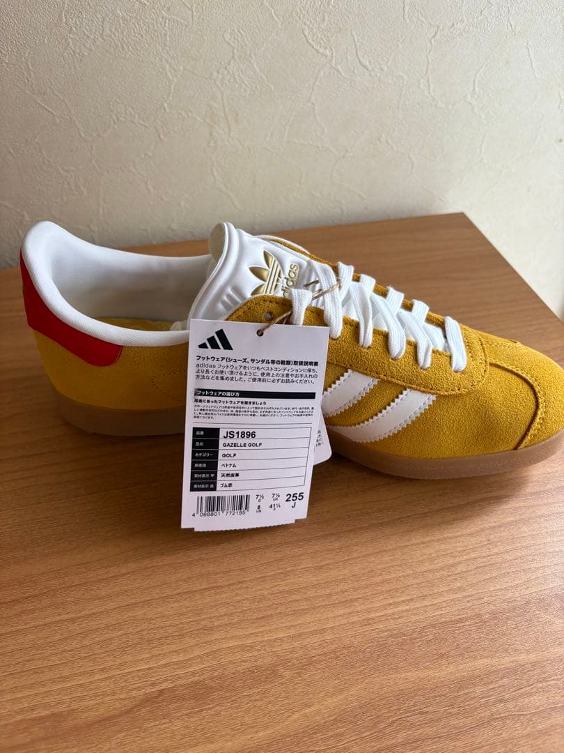 adidas オリジナルスGazelle Golf 25.5イエローユニセックス