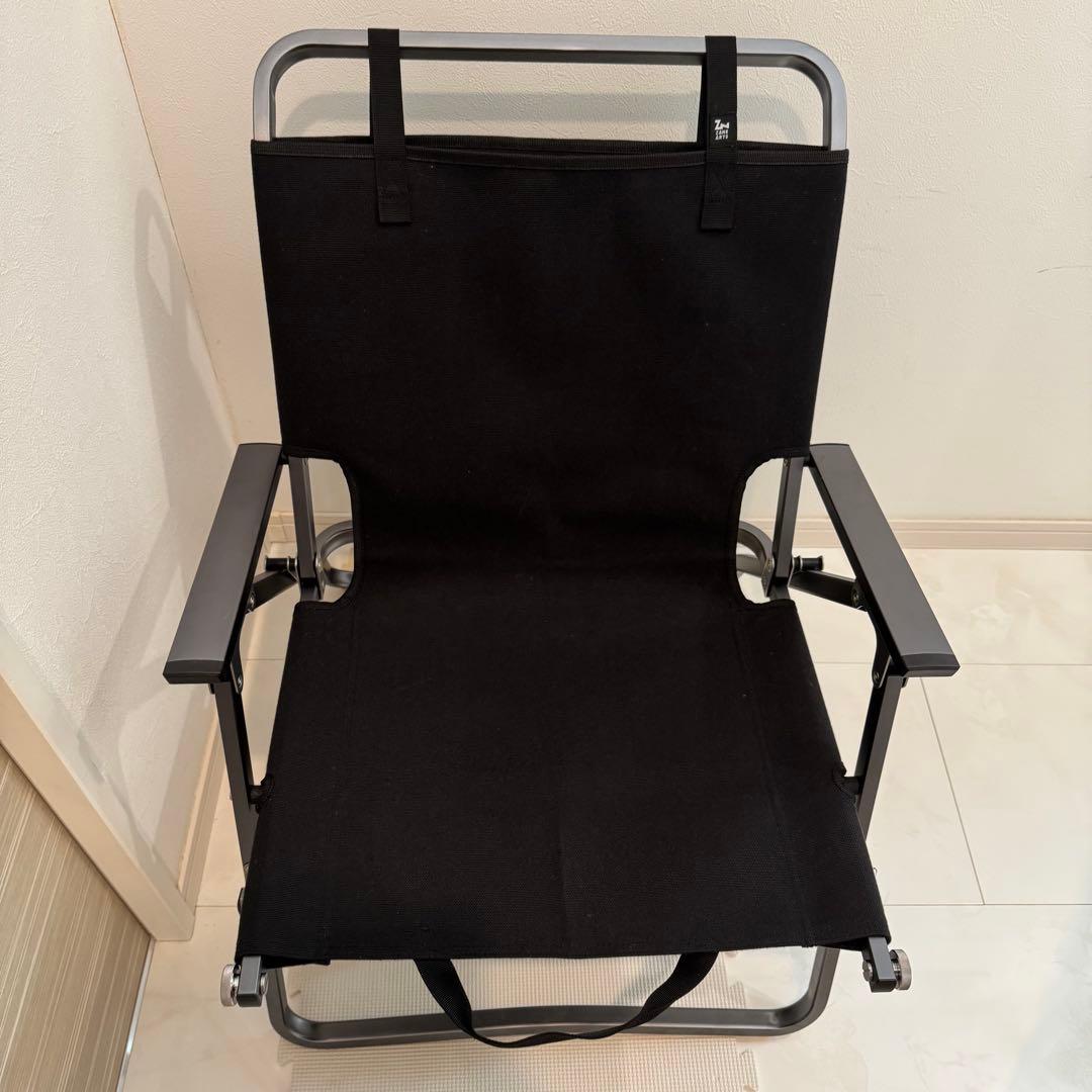 ゼインアーツ　LADE CHAIR チェアー　ブラック　2脚セット