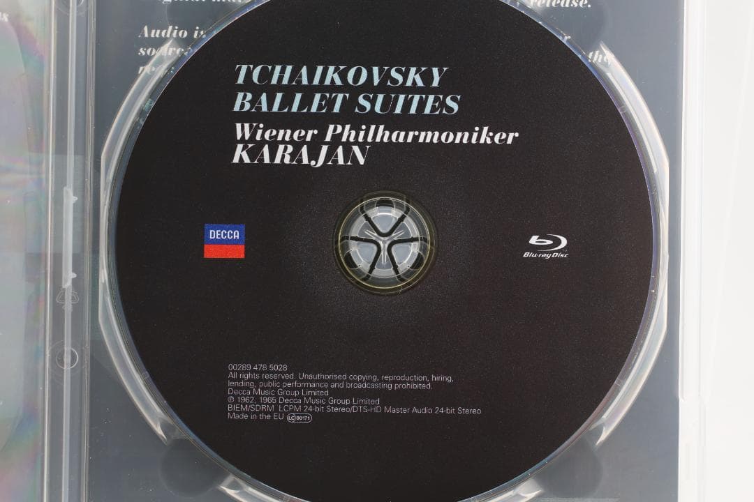 Blu-ray Audio カラヤン チャイコフスキー 白鳥の湖 くるみ割り人形