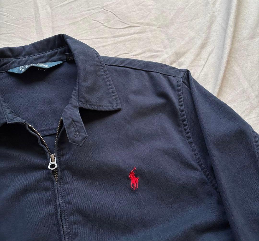 は*ー様 【現行】Ralph Lauren スウィングトップ ネイビー ワンポイ