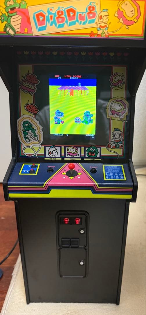 Dig Dug レトロアーケードゲーム機