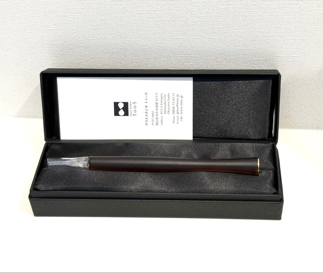 <限定値下げ>【Glass Studio TooS】ガラスペン(赤)