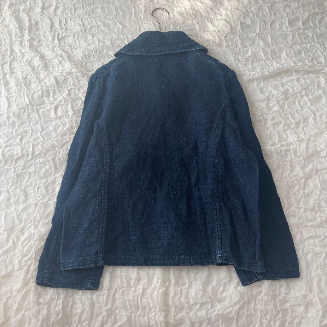 ジャケット HAI KARA ハイカラ ヘンプ HEMP 100% インディゴ