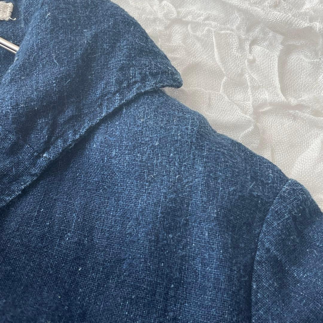 ジャケット HAI KARA ハイカラ ヘンプ HEMP 100% インディゴ
