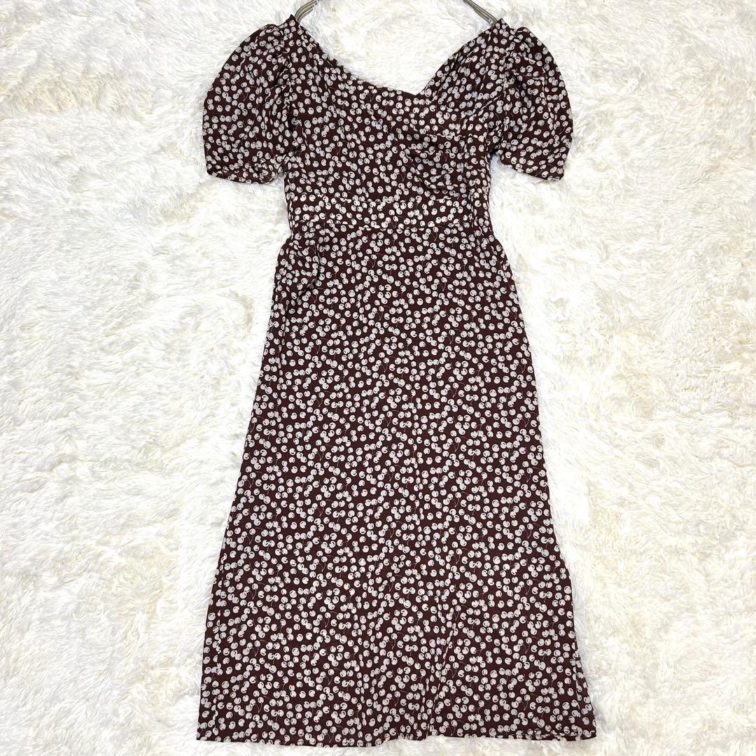【美品】Cherry Pattern Cache-Coeur One-Piece