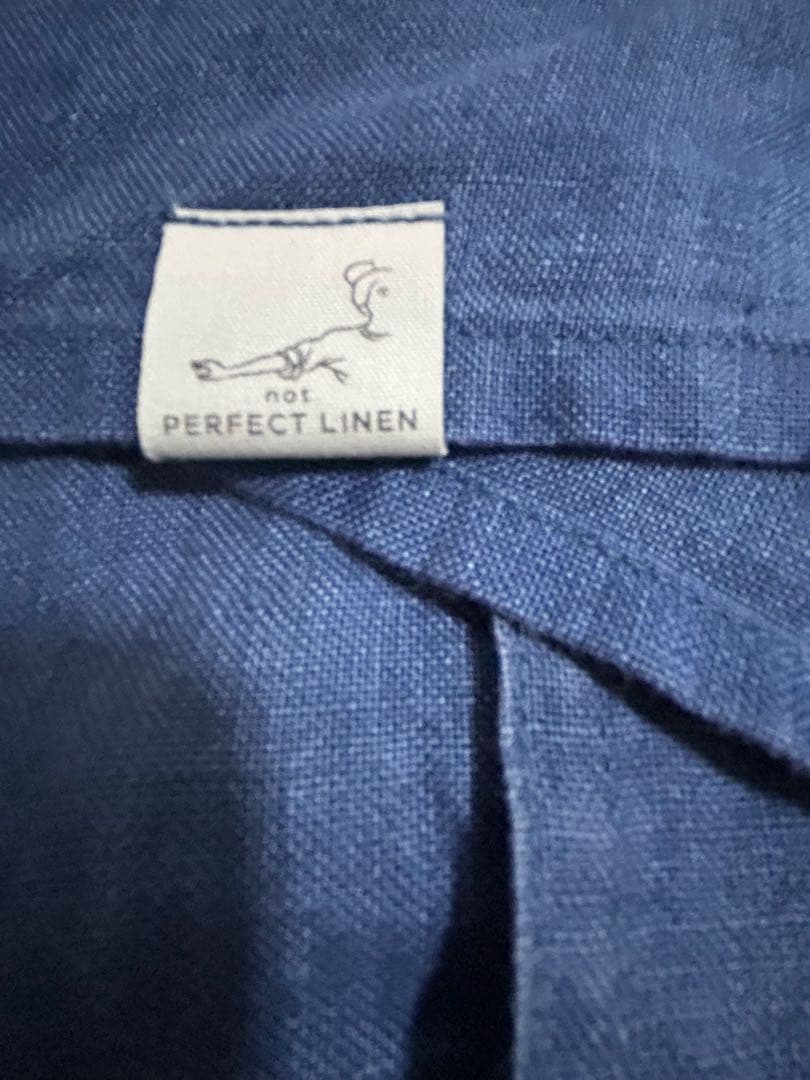 リネン　エプロン　not perfect linen