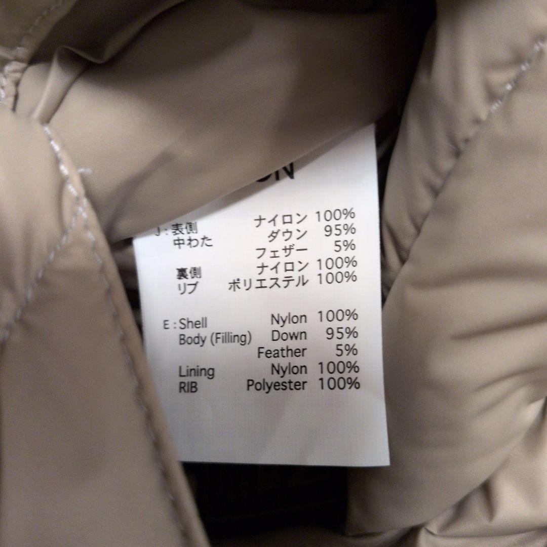 美品 TAION/RE Vertical quilt Rvs Down Vest