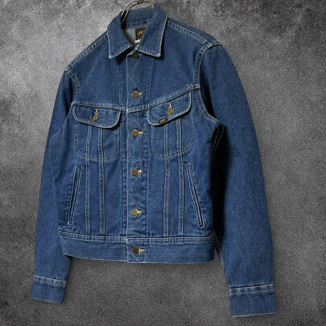 美品✨Lee 220J USA製 80s〜90s デニムジャケット 36R 濃紺