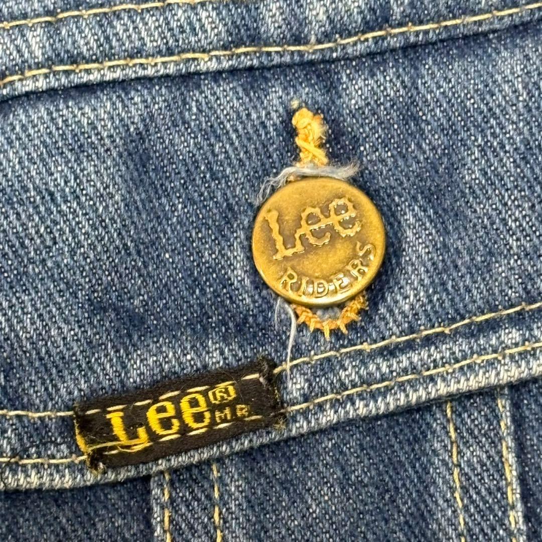 美品✨Lee 220J USA製 80s〜90s デニムジャケット 36R 濃紺