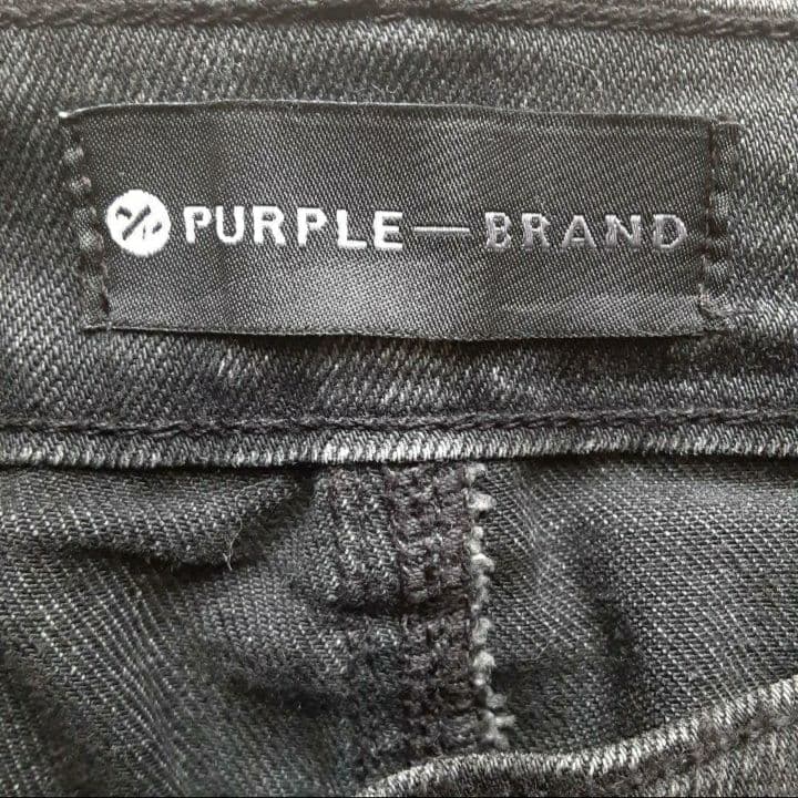 PURPLE BRAND スキニーデニム ブラック 30