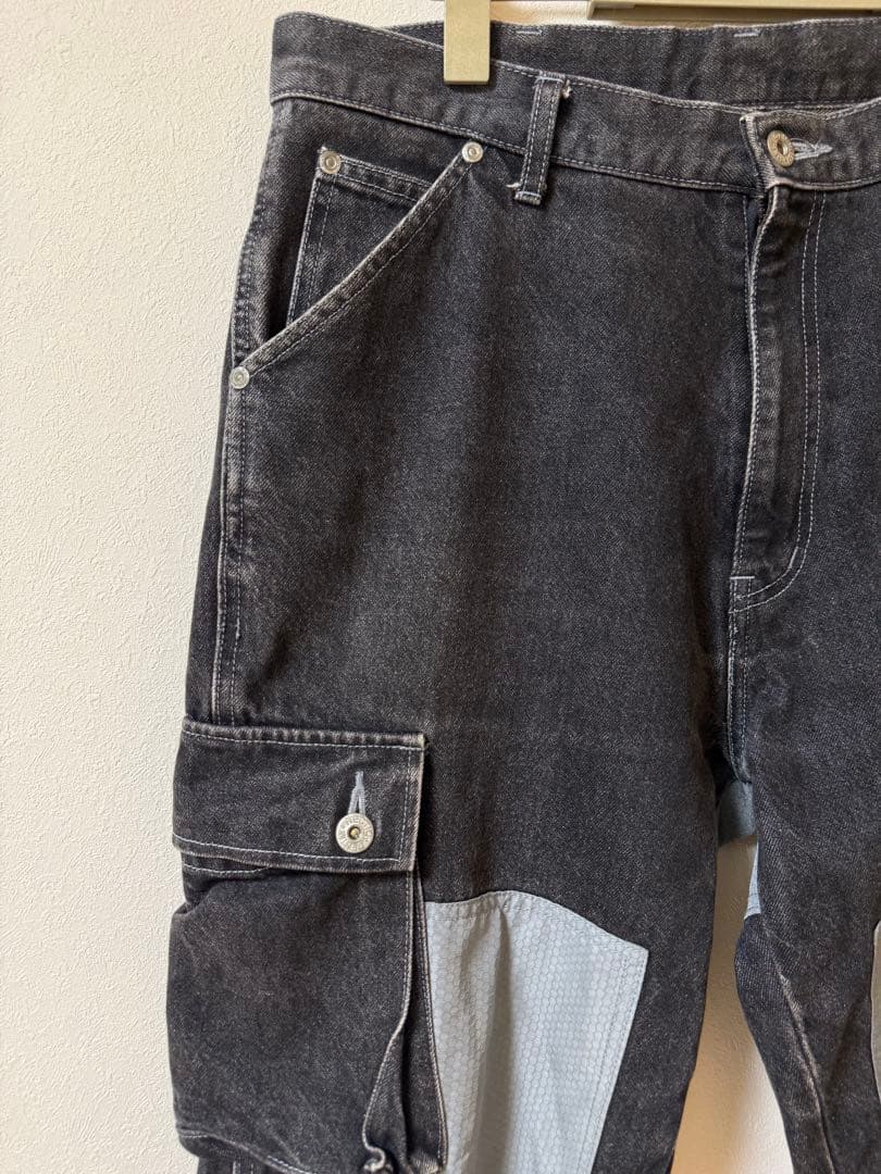 ROCSTAR デニムカーゴパンツ サイズL HECTIC