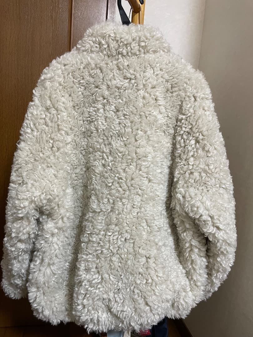 CLANE×田中みな実コラボ　ボアコート