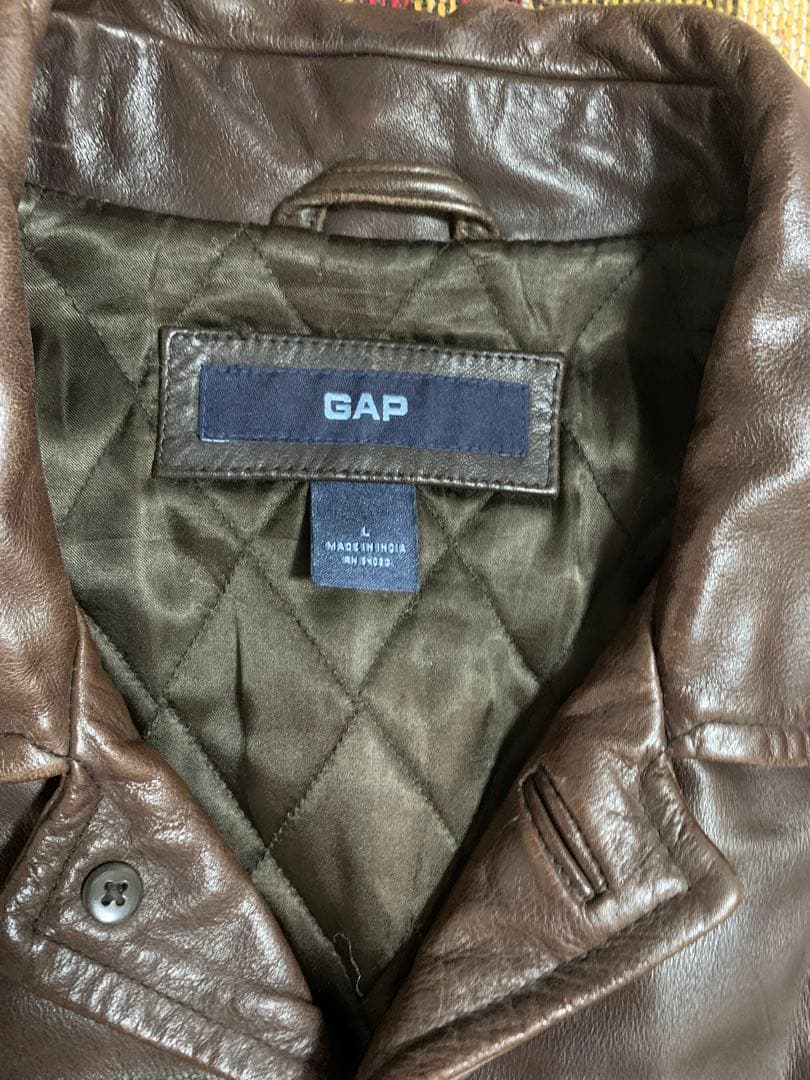 ジャケット・アウター Vintage Gap brown leather jacket