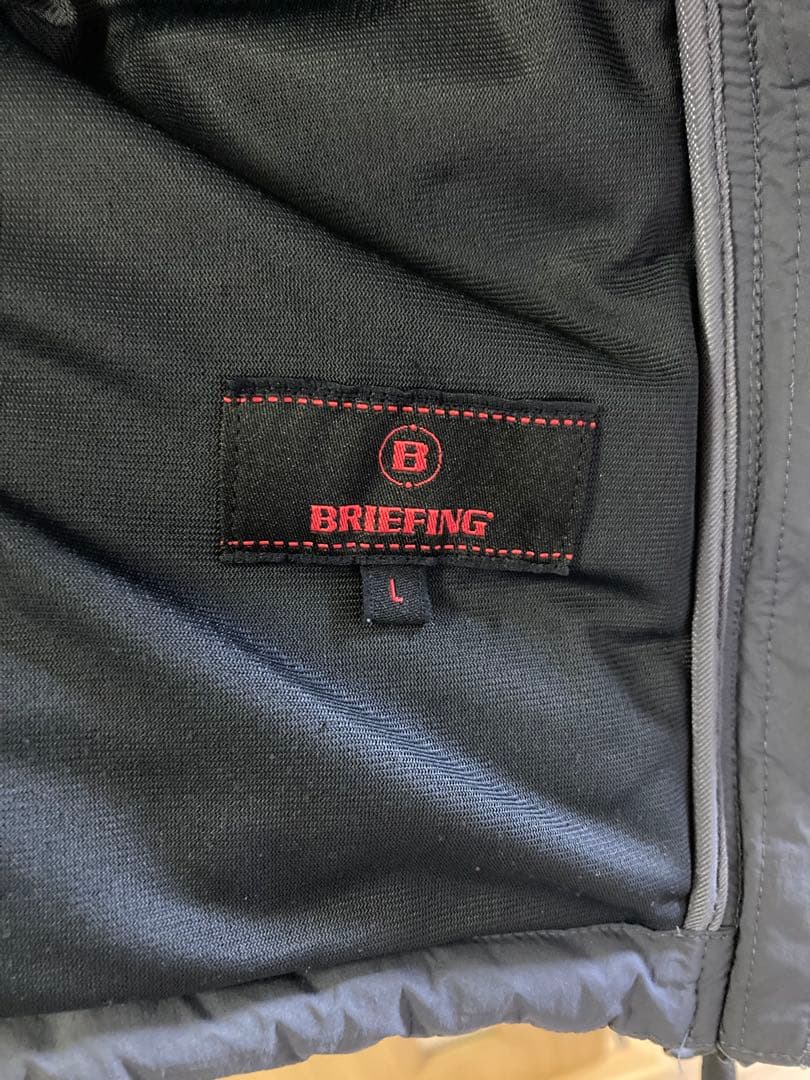 BRIEFING ダウンジャケット L グレー