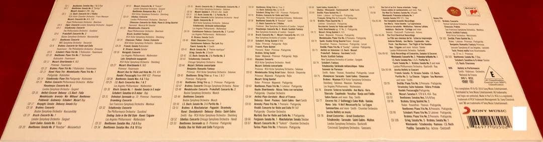 クラシック JASCHA HEIFETZ COMPLETE ALBUM COLLECTION